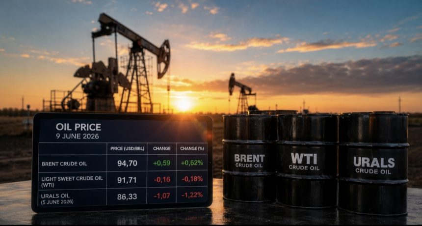 Ціни на нафту 9 червня 2026 — скільки коштує Brent, WTI та Urals сьогодні