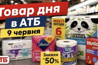 Великі знижки в АТБ до 50%: огляд акційних товарів та найкращих пропозицій на 9 червня 2026 року
