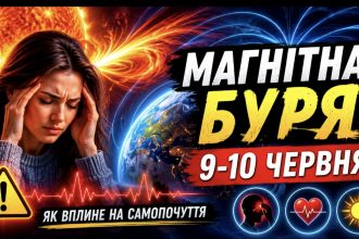 Як магнітна буря 6–7 червня вплине на здоров'я, сон та емоційний стан людей