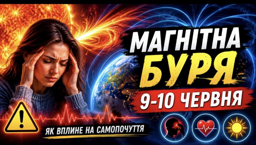 Як магнітна буря 6–7 червня вплине на здоров'я, сон та емоційний стан людей