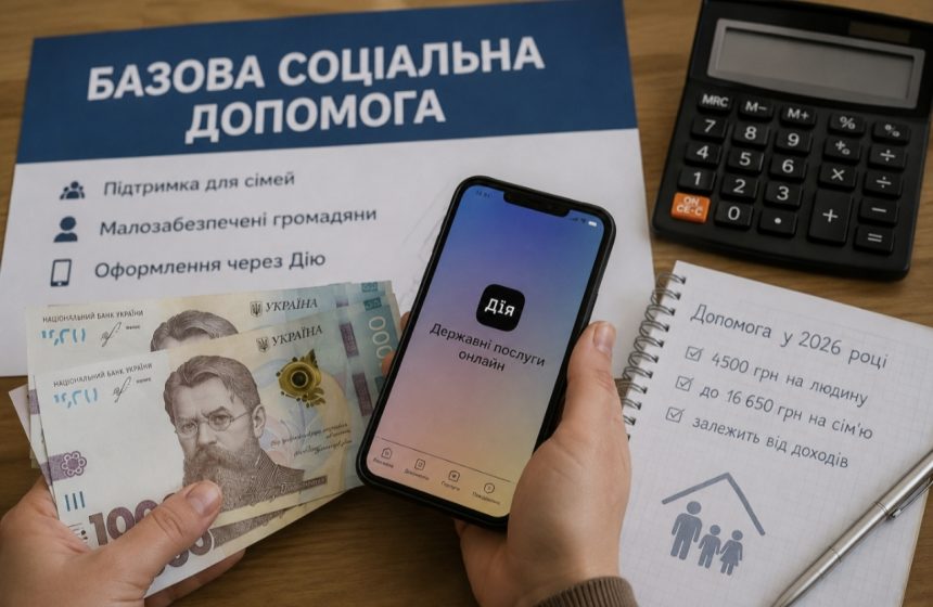 Нові соцвиплати в Україні 2026: кому призначать базову соціальну допомогу та кому можуть відмовити