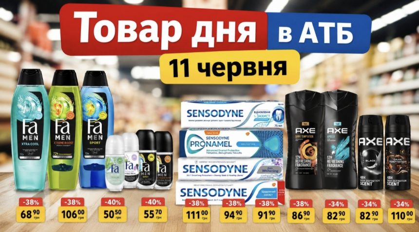 Товар дня в АТБ 11 червня 2026 — що можна купити сьогодні зі знижкою до 50%