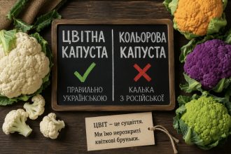 Цвітна капуста чи кольорова — як правильно