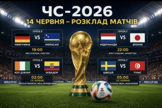Які матчі ЧС-2026 відбудуться 14 червня: час початку, трансляції в Україні та прогнози експертів