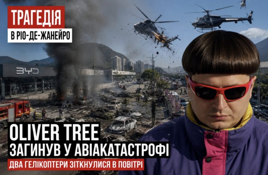 Хто такий Oliver Tree та що відомо про його загибель у катастрофі гелікоптерів у Ріо-де-Жанейро