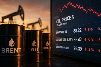 Ціни на нафту 15 червня 2026 — скільки коштує Brent, WTI та Urals сьогодні