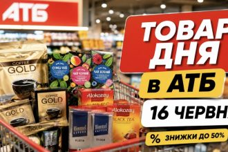 Товар дня в АТБ 16 червня 2026 — що можна купити сьогодні зі знижкою до 50%