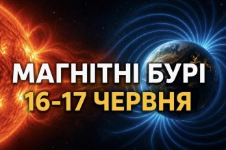 Магнітні бурі 16-17 червня 2026: який K-індекс сьогодні та як сонячна активність вплине на самопочуття