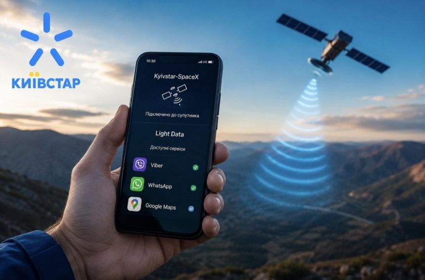 Київстар запускає Starlink Direct to Cell: як працюватимуть Viber, WhatsApp і Google Maps без мобільного зв’язку