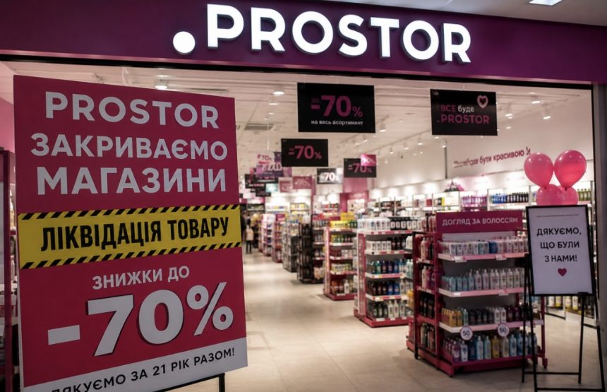 Коли закриють магазини PROSTOR в Україні та що відомо про розпродажі