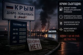 Чому в Криму зникає паливо та запроваджують комендантську годину у 2026 році