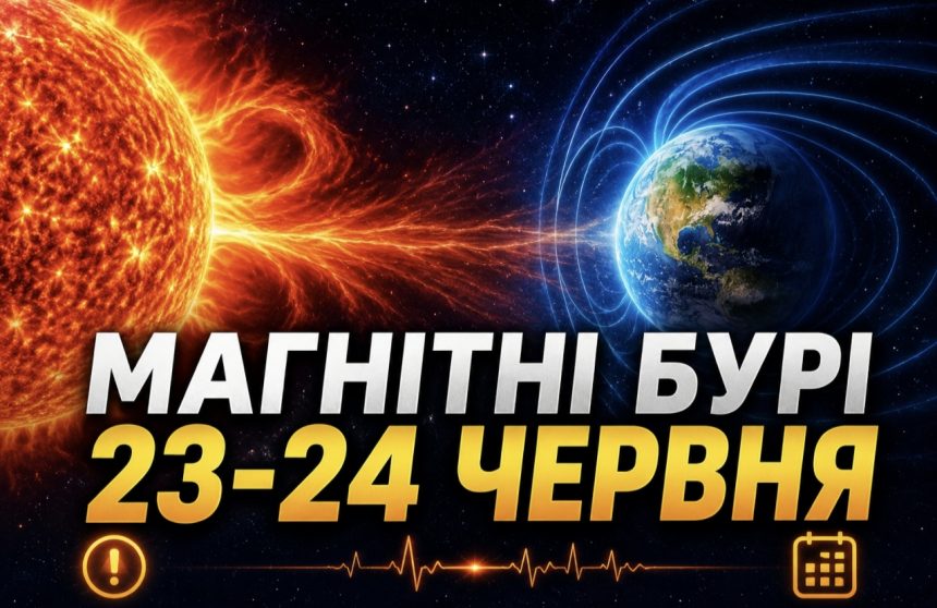 Чи буде магнітна буря 23 і 24 червня 2026 року: прогноз сонячної активності та поради лікарів