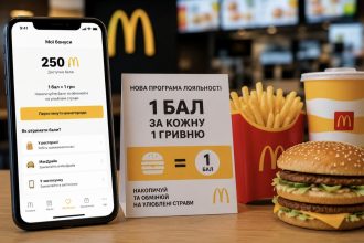 McDonald’s запускає нову систему бонусів у застосунку — як обміняти бали на безкоштовні страви