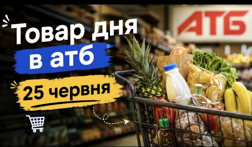Товар дня в АТБ 25 червня 2026 — що можна купити сьогодні зі знижкою до 52%