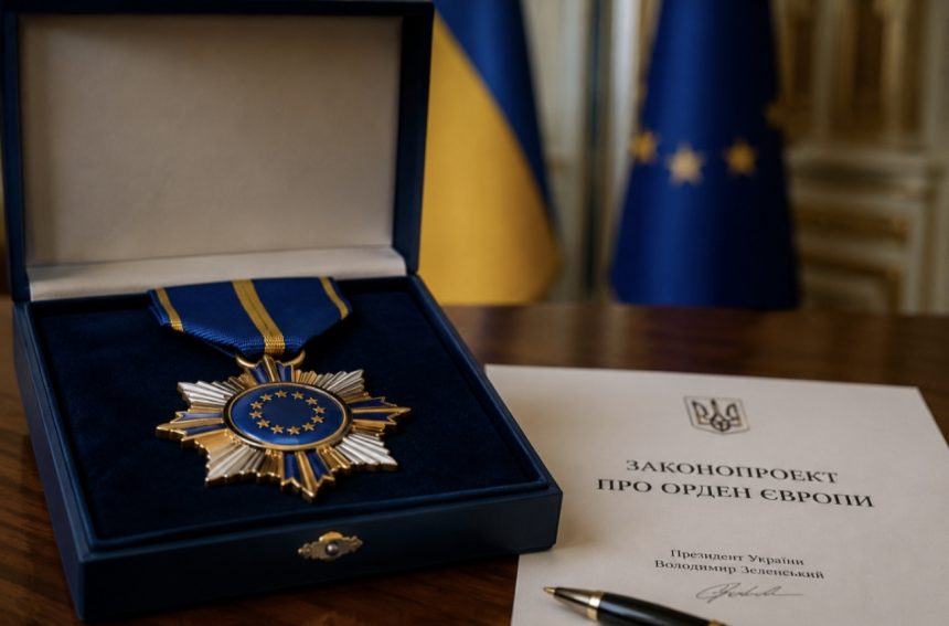 Зеленський ініціював запровадження ордена Європи: за які заслуги вручатимуть нову державну нагороду України