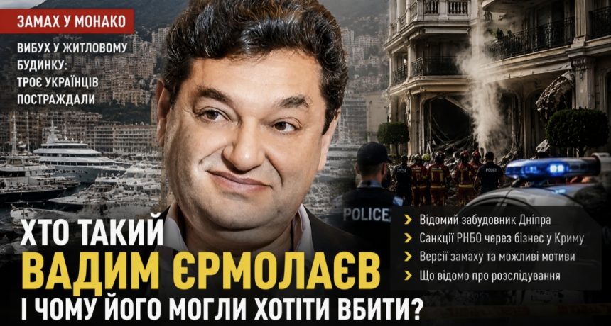 Хто такий Вадим Єрмолаєв: біографія, бізнес у Дніпрі, санкції РНБО і версії замаху в Монако