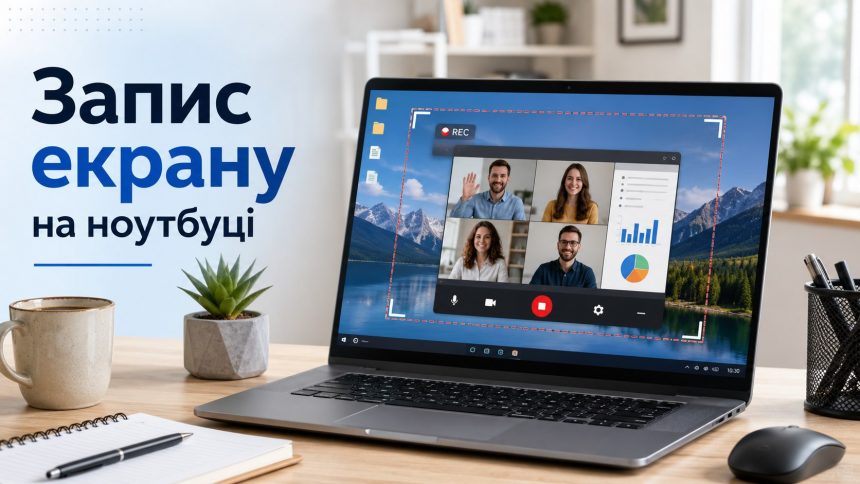 Як записати екран на ноутбуці: Windows, Mac, без програм і з додатками