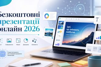 Як зробити презентацію онлайн безкоштовно у 2026 році: Canva, Google Slides, Gamma AI та сервіси з ШІ