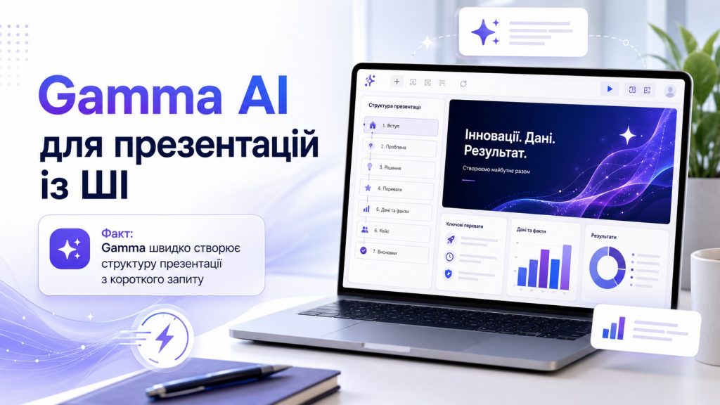 Як зробити презентацію онлайн безкоштовно у 2026 році: Canva, Google Slides, Gamma AI та сервіси з ШІ