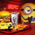 KFC запустив в Україні Міньйон меню до прем’єри «Посіпаки і монстряки»: жовті бургери, бананові соуси й десерти, тематичне пакування та п’ять колекційних міні-фігурок для гаджетів. Меню вже доступне.