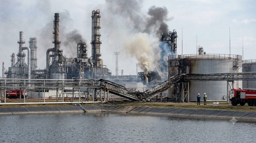 Московський НПЗ після атак дронів не відновить переробку раніше 2027 року. Ремонт триватиме щонайменше пів року, а зупинка заводу посилює дефіцит бензину й дизпалива та черги на АЗС Росії у регіонах.