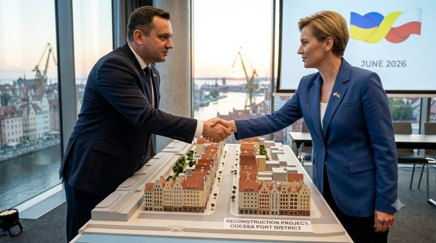 URC 2026 у Ґданську 25–26 червня збере уряди, донорів, банки та бізнес для відбудови України, інвестицій в енергетику, інфраструктуру, оборону й інтеграцію до ЄС.