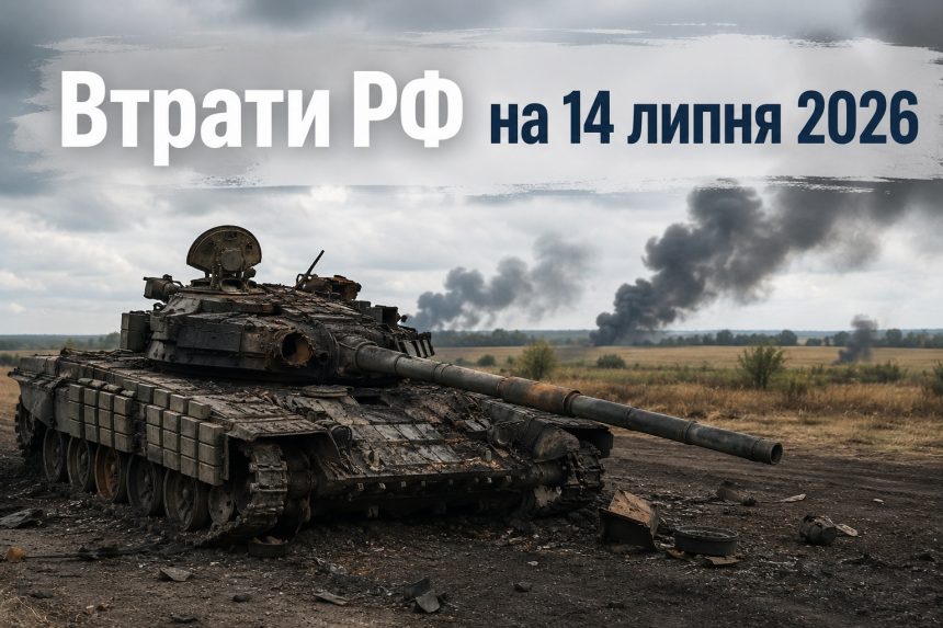 Втрати ворога на 14 липня 2026: скільки техніки та особового складу РФ знищили ЗСУ