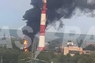 Пожежа у Чехові після атаки українських БПЛА: що відомо