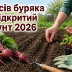 Коли сіяти буряк у відкритий ґрунт у 2026 році: терміни, температура землі та схема посадки