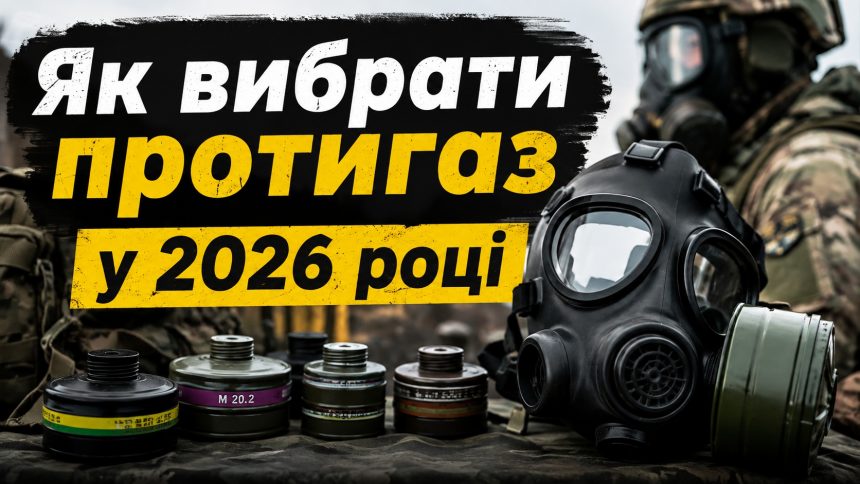Військові протигази 2026: типи, фільтри NBC та як вибрати захист