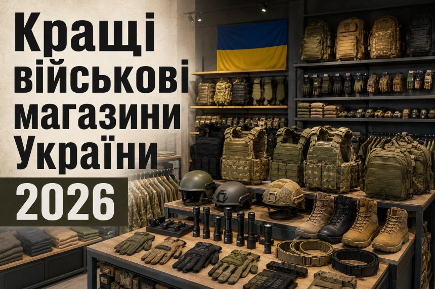 Військові магазини України: M-Tac, Тактик та інші — що пропонують у 2026 році