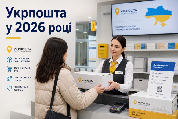 Як працює Укрпошта у 2026 році: тарифи, строки доставки, посилки та відстеження