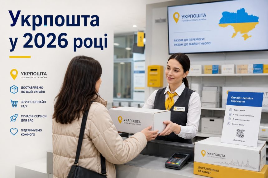 Як працює Укрпошта у 2026 році: тарифи, строки доставки, посилки та відстеження