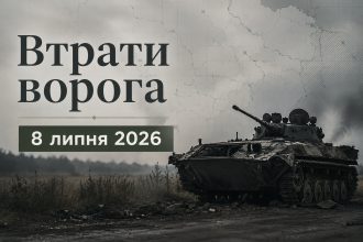 Втрати ворога станом на 8 липня 2026: нові дані Генштабу про особовий склад і техніку РФ