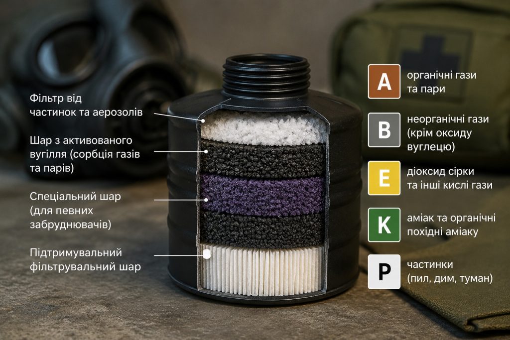 Військові протигази 2026: типи, фільтри NBC та як вибрати захист