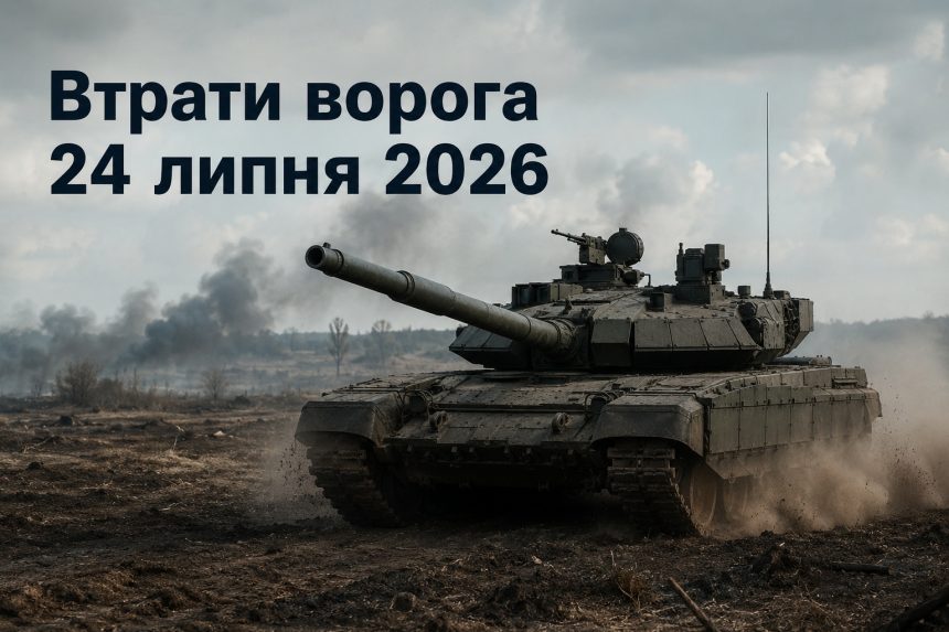 Втрати ворога на 24 липня 2026: скільки техніки та особового складу знищили ЗСУ