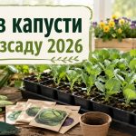 Коли сіяти капусту на розсаду у 2026 році: терміни для ранніх, середніх і пізніх сортів