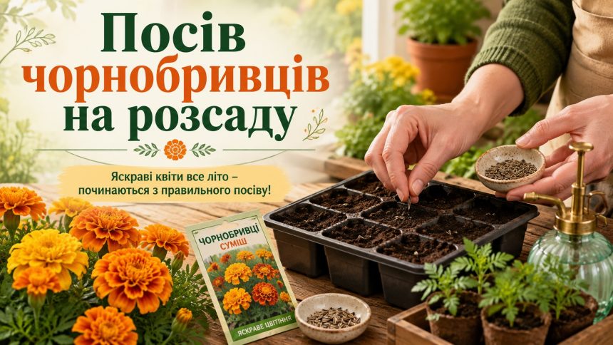 Коли сіяти чорнобривці на розсаду: терміни у березні-квітні та посадка у відкритий ґрунт