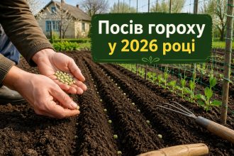 Коли сіяти горох у 2026 році: температура ґрунту, строки та вибір сорту