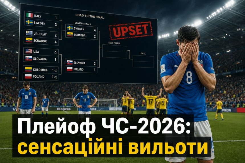 ЧС-2026 з футболу: розклад чвертьфіналів, результати плейоф і хто бореться за фінал