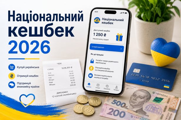Як працює Національний кешбек у 2026 році: скільки повертають і за які товари