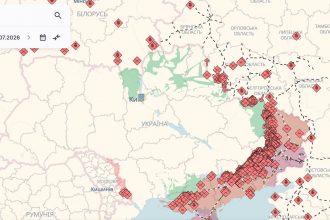 Карта бойових дій в Україні 1-2 липня 2026: де дивитися онлайн і що показує фронт сьогодні
