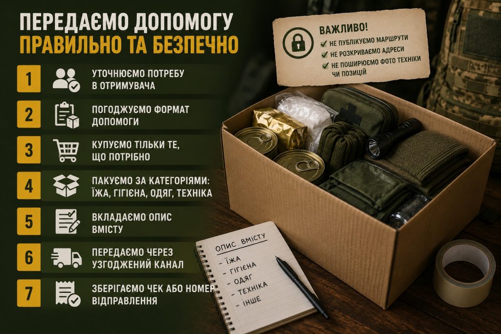 Як підтримати військового на фронті: листи, посилки та теплі речі