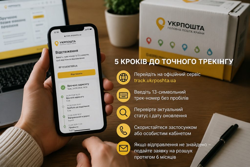 Як працює Укрпошта у 2026 році: тарифи, строки доставки, посилки та відстеження