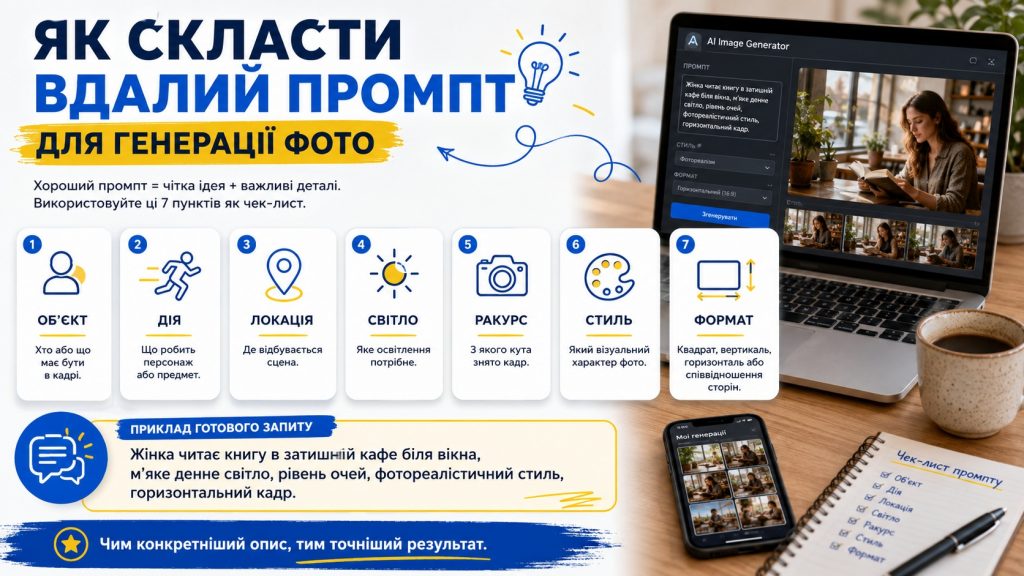 Як зробити фото в ChatGPT: генерація зображень через DALL-E 3, промпти та безкоштовні альтернативи