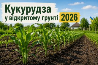 Коли сіяти кукурудзу у відкритий ґрунт у 2026 році: температура, строки та схема посадки