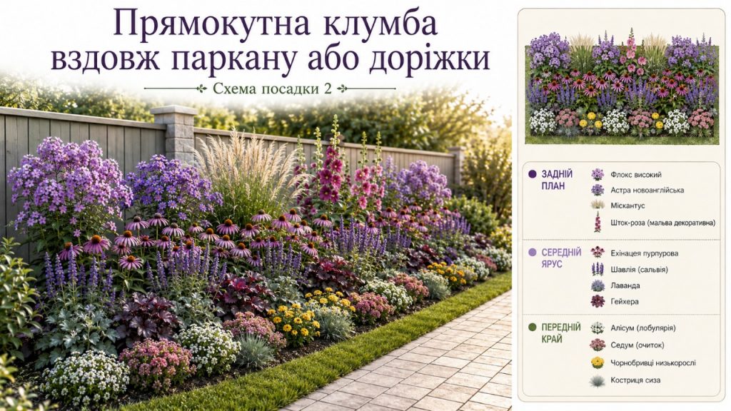 Як зробити гарну клумбу своїми руками: 5 схем посадок і підбір рослин на 2026 рік