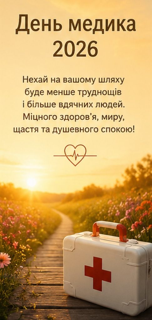 З Днем медика 2026: добрі картинки, СМС, побажання та листівки українською