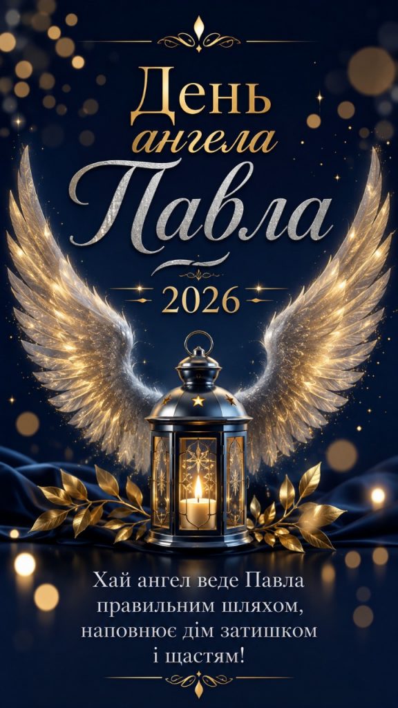 День ангела Павла 2026: картинки, СМС, побажання прозою та листівки українською