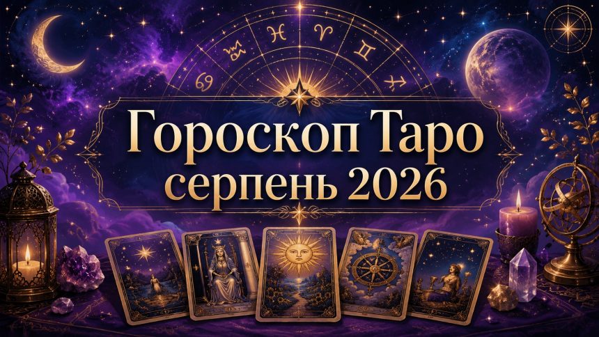 Гороскоп Таро на серпень 2026 для всіх знаків Зодіаку: кохання, гроші, робота і важливі дати